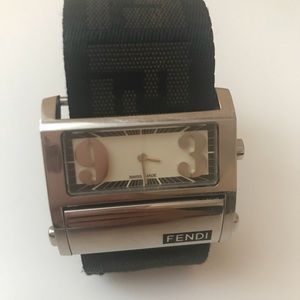 Authentic Fendi Multicolor Orologi  Logo  Watch